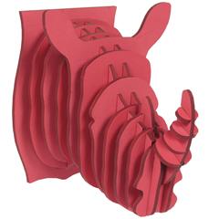 DECO TETE RHINO ROUGE