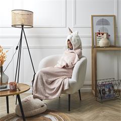 PLAID A CAPUCHE LICORNE