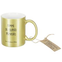 MUG PAILLETTES FEMME SUPER POUVOIRS