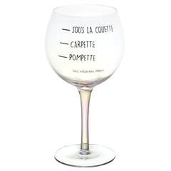 VERRE GRADUE IRIDESCENT