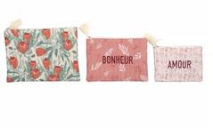 LOT DE 3 TROUSSES BOHEME