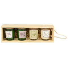 COFFRET DE 4 BOUGIES DIVIN CLUB