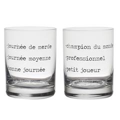 COFFRET DE 2 VERRES A WHISKY