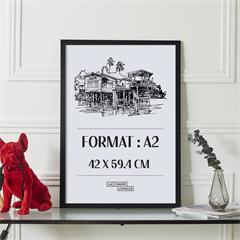 CADRE POUR CITY POSTER A2