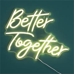 LAMPE EFFET NEON  BETTER TOGETHER