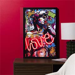TABLEAU EFFET NEON LOVE