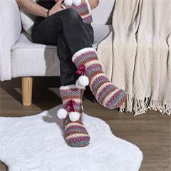 CHAUSSETTES EN MAILLE COSY FOLK