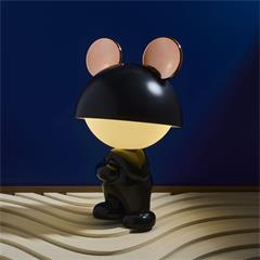 LAMPE ENCEINTE MISTER MOUSE GM DEBOUT NOIR M4