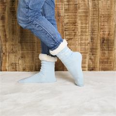 CHAUSSETTES SHERPA GLITTER REINE DES NEIGES M6