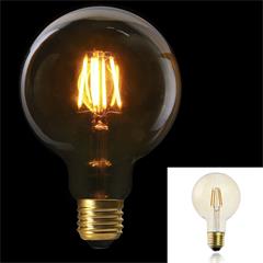 AMPOULE G95 E27 LED DROIT AMBRE 2W M24