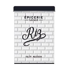 BOITE A RIZ METAL EMBOSSE BROOKLYN M12